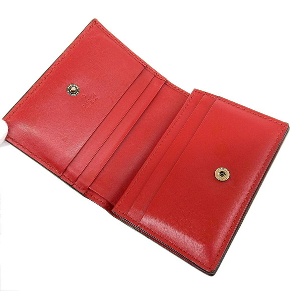GUCCI Red Leather Wallet - Picture 7 of 7